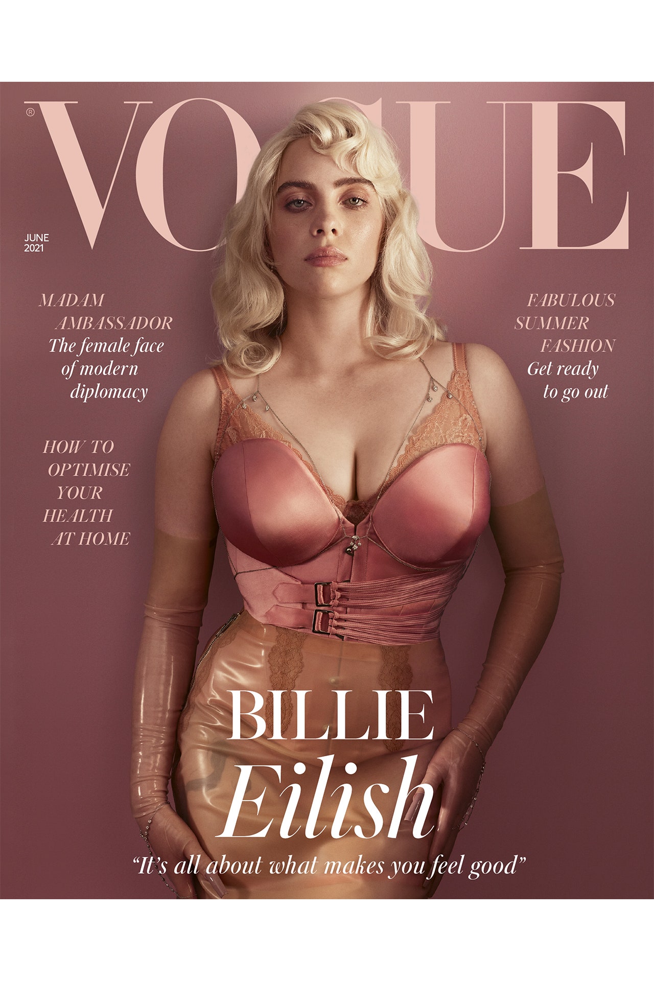 Billie Eilish o estilo da cantora que foi capa da Vogue